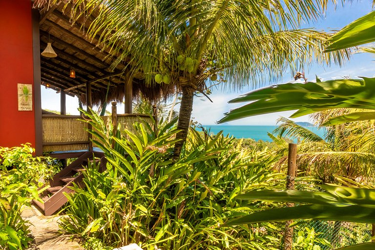 Bangalô Maritaca - Privacidade e vista para o Mar