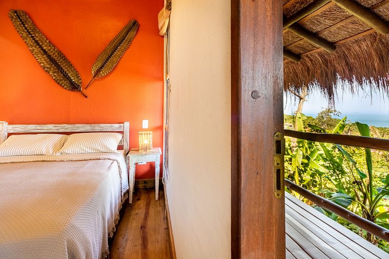 Bangalô Maritaca - Privacidade e vista para o Mar