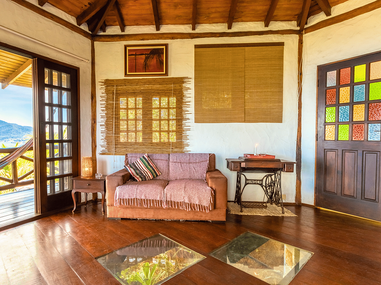 Bangalô Tiê-Sangue - banheira privativa