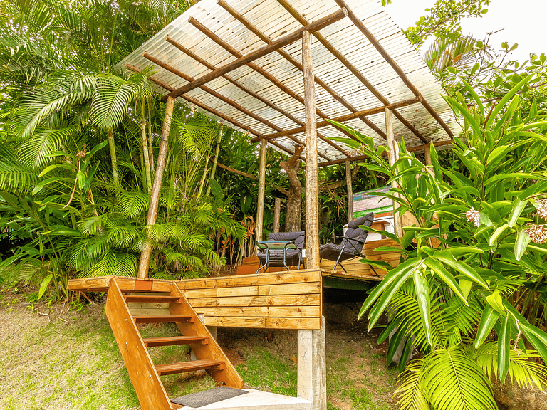 Bangalô Tiê-Sangue - banheira privativa